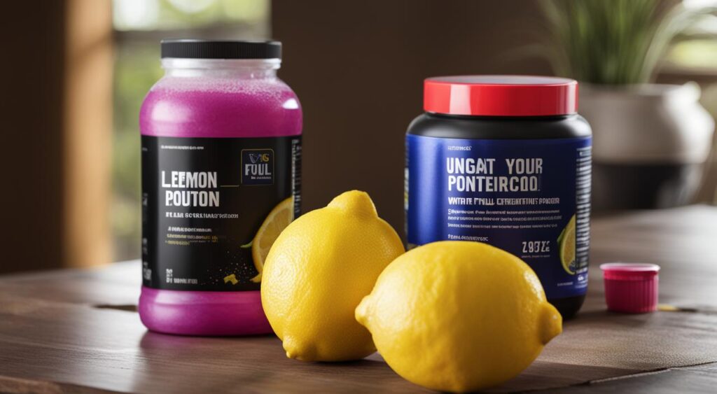 benefícios potenciais da combinação de creatina e limão