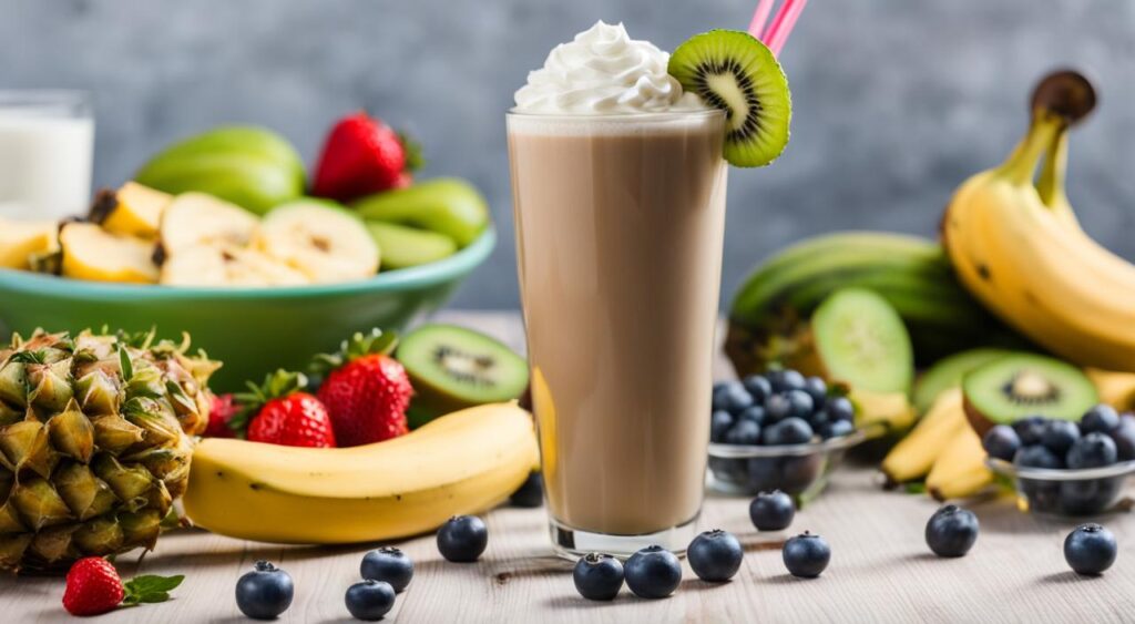 receitas de shakes com creatina e frutas