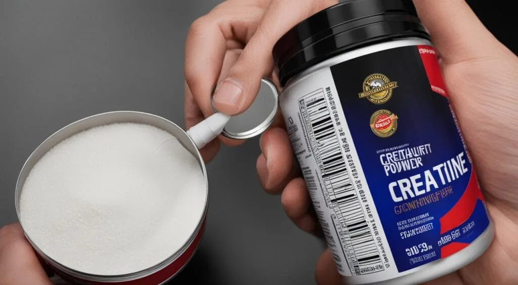 Verificação de creatina original