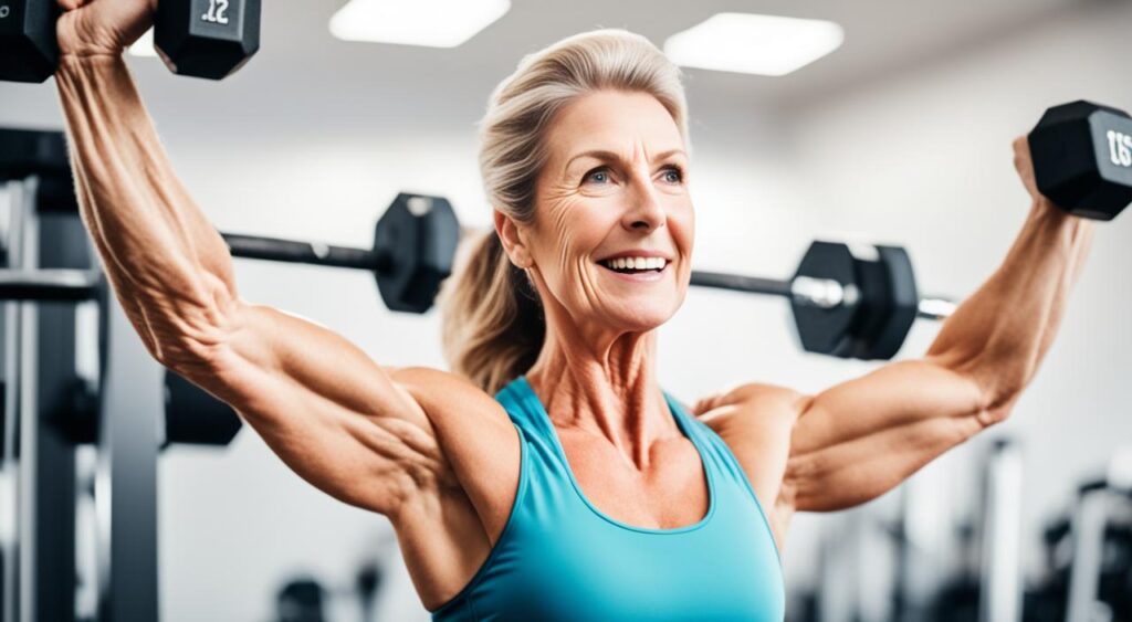 Creatina aumentando desempenho físico na menopausa