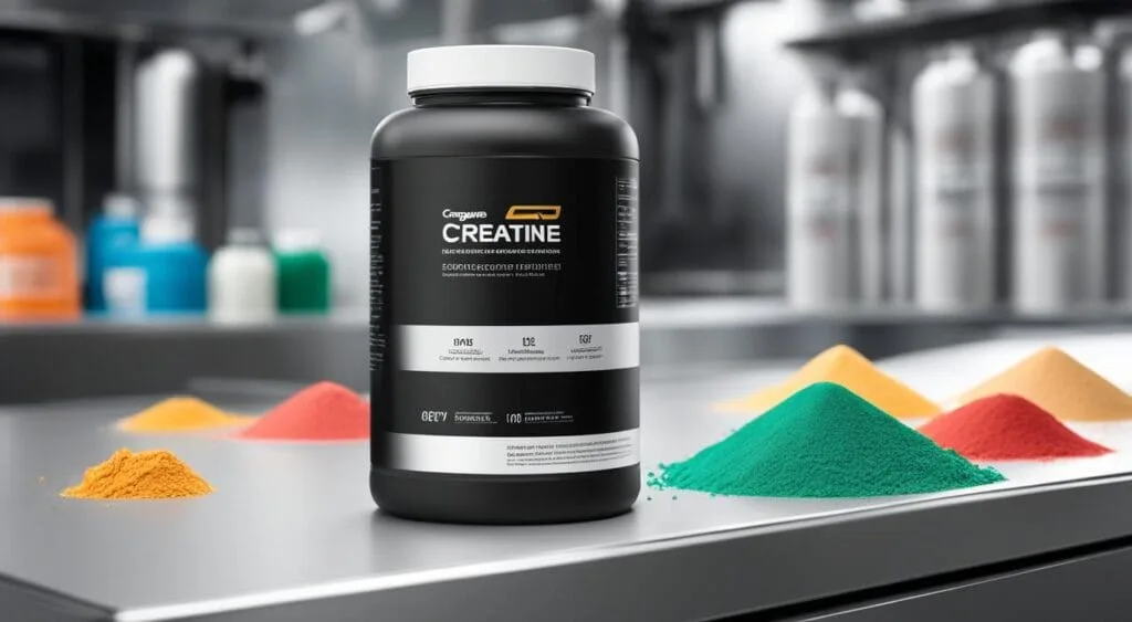 Fabricação de creatina em pó de alta qualidade