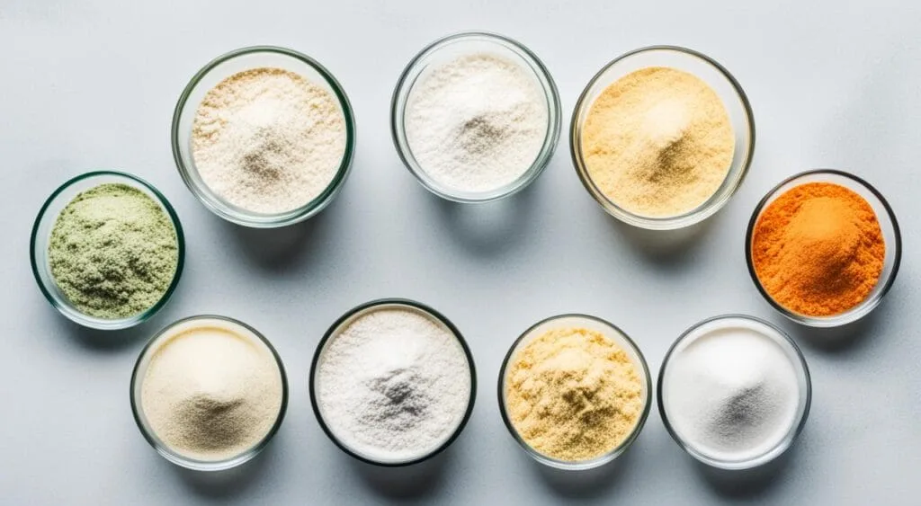 Ingredientes da creatina em pó